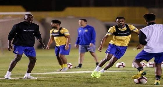 بالصور.. " النصر " يستعد لمواجهة " الاتفاق "