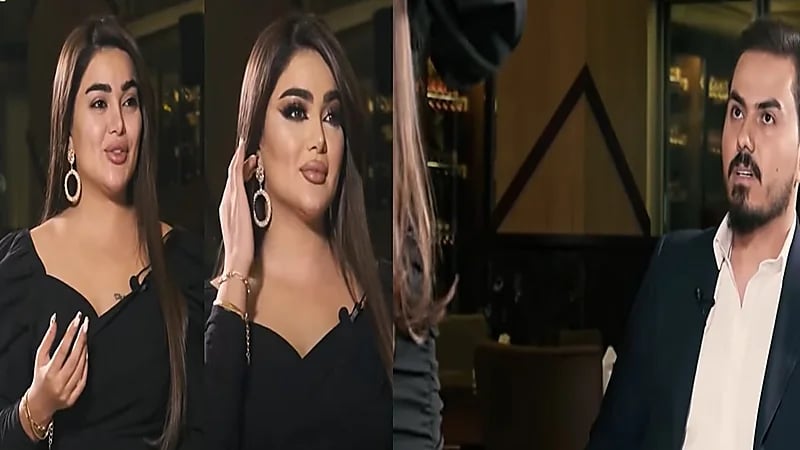 فيديو.. مذيع لملكة جمال: "اغسلي وجهك ونرجع نتحاور"