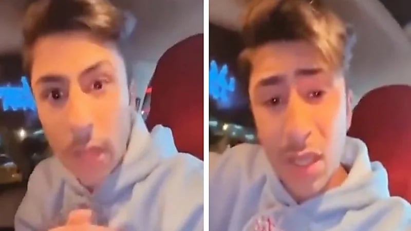 شاهد.. بكاء شاب كويتي بعد مشاجرة مع وافد بأحد الطرق 