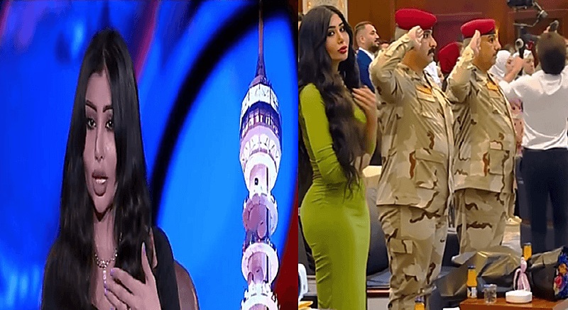 بالفيديو.. سارة حيدر:" أجلسوني بجانب الضباط لكوني محتشمة عكس باقي الحاضرات"