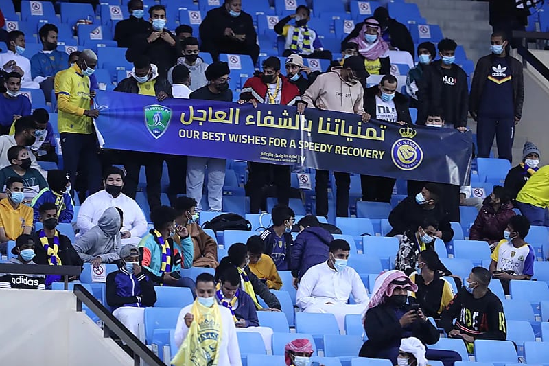 "تمنياتنا بالشفاء العاجل".. جماهير النصر تدعم نادي الفتح