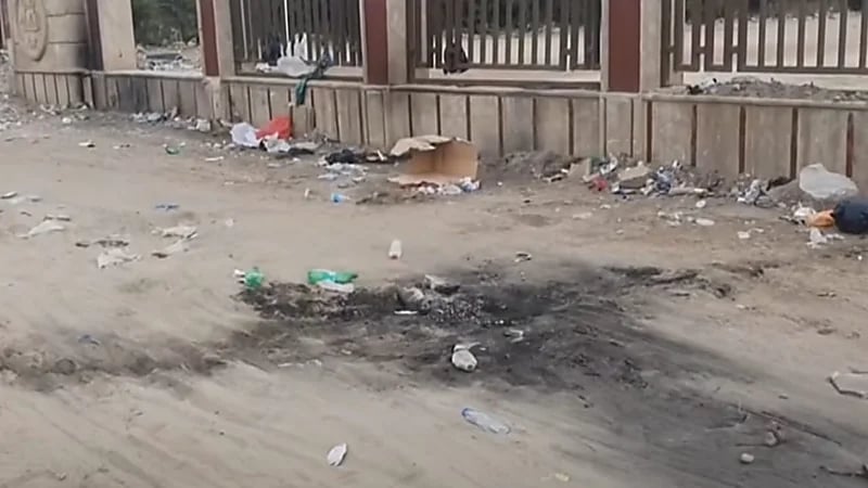 ذبح سيدة وترك جثتها محروقة في الشارع العام