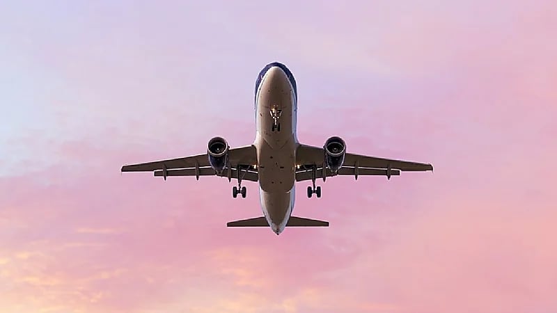 بالفيديو.. راكب يحاول فتح باب الطائرة أثناء تحليقها