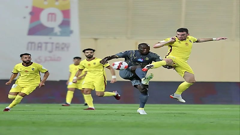 بالصور.. النصر يتخطى الحزم برباعية