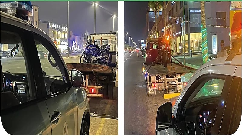 ضبط 389 دراجة آلية مخالفة بمختلف المناطق