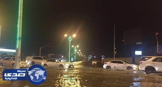 أمطار غزيرة على ظهران الجنوب وأملج