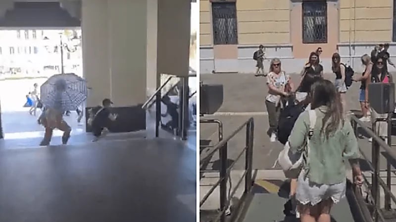 ناشطة إيطالية تفضح النشالين الذين يستهدفون السياح.. فيديو