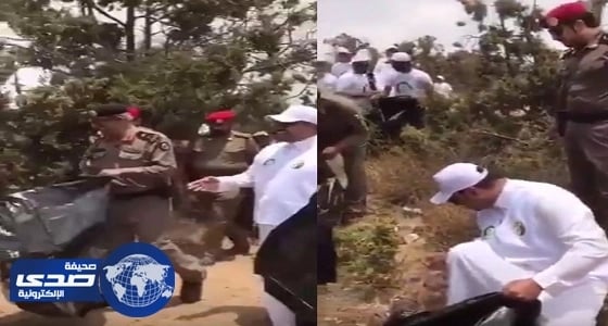 بالفيديو.. رد فعل الأمير منصور بن مقرن على إلقاء الطعام في المتنزهات