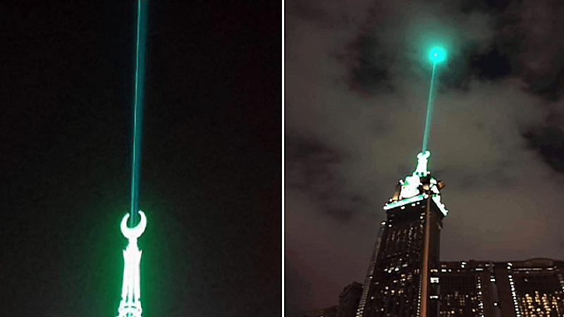 حقيقة احتفال برج الساعة بالمولد النبوي