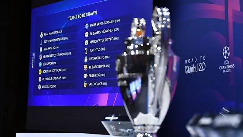 إعلان نتائج قرعة دور المجموعات بدوري أبطال أوروبا