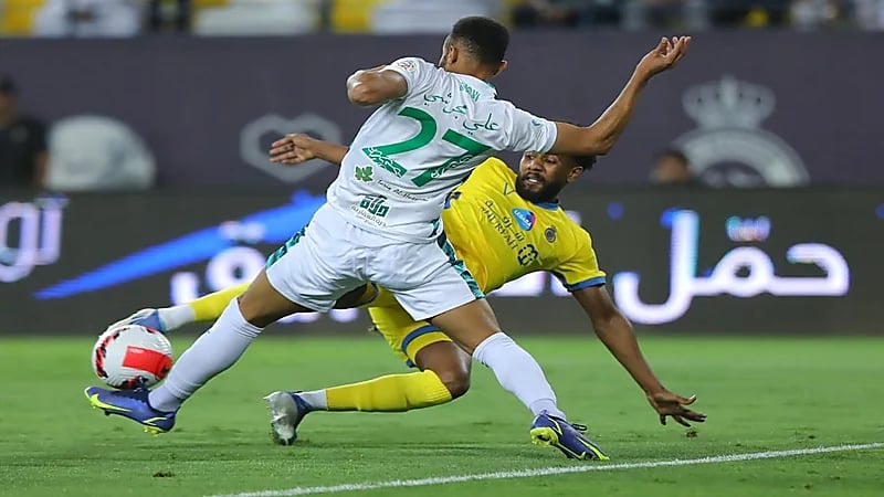 بالفيديو .. النصر يتعادل مع الاهلي في الوقت القاتل