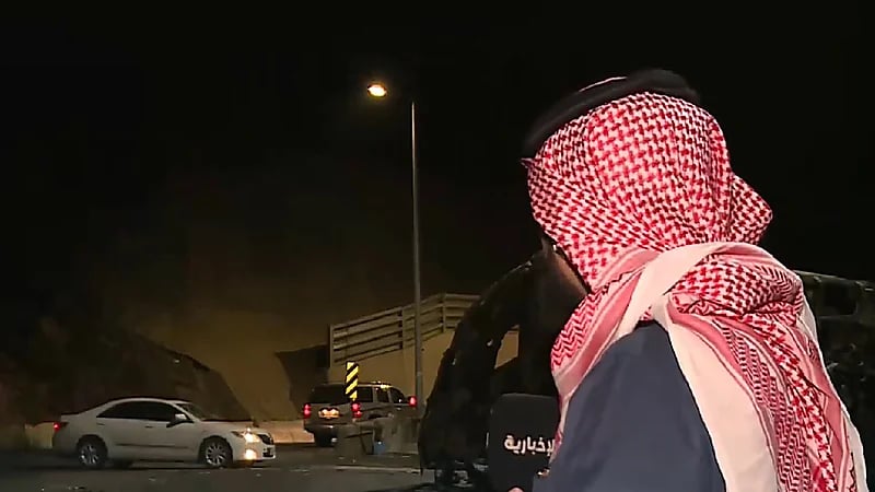 شاهد.. حادث جديد على الهواء في نفس موقع انقلاب حافلة عقبة شعار