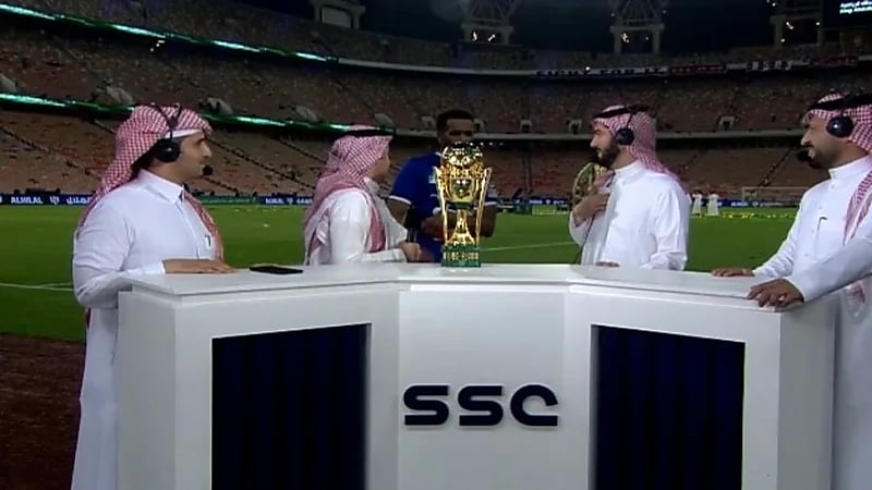 شاهد .. البليهي يقتحم استديو ‎قناة SSC