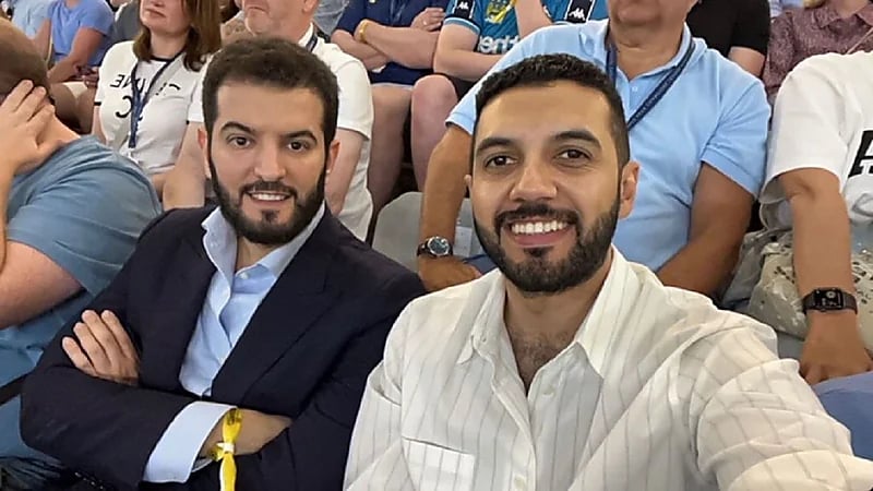 فهد بن نافل بين الحضور في مباراة نهائي دوري أبطال أوروبا