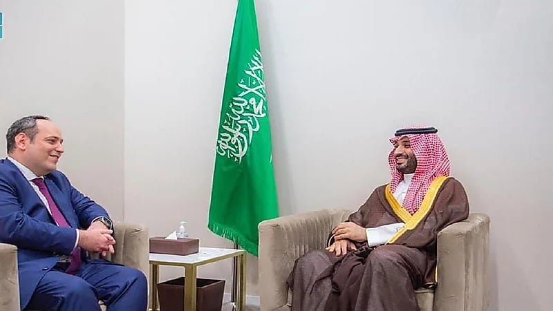 ولي العهد يلتقي الأمين العام للمكتب الدولي للمعارض