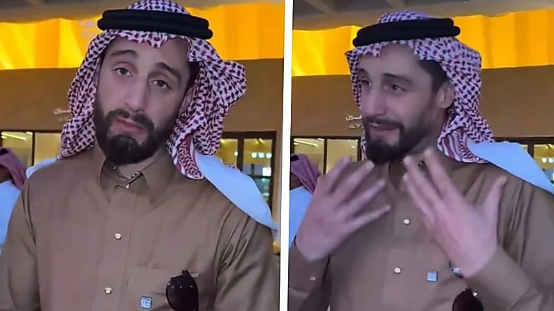 مقيم بلجيكي عن الثوب والشماغ : أحب ارتدائهما في كل مكان ..فيديو