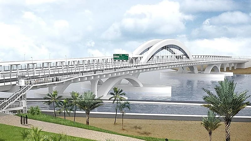 آخر مستجدات مشروع جسر أبحر المُعلق .. صور