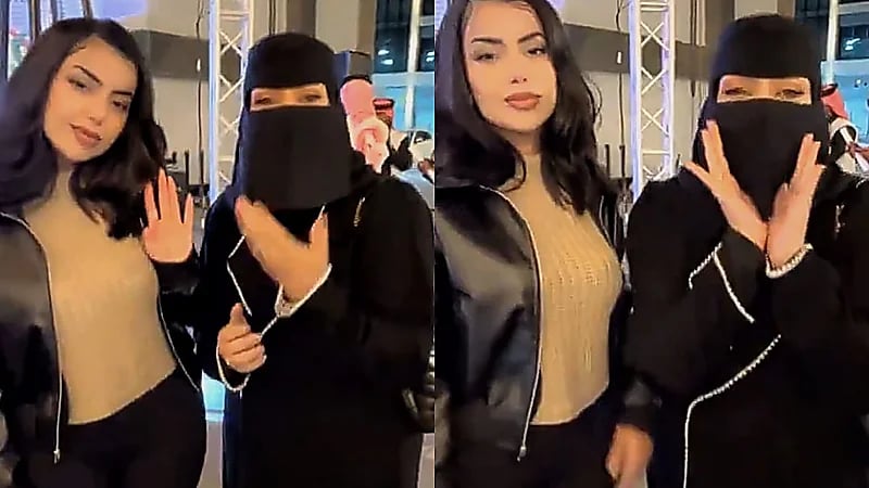 سيدة تلتقي بريما العنزي: والله أنها أحلى من جورجينا  ..  فيديو