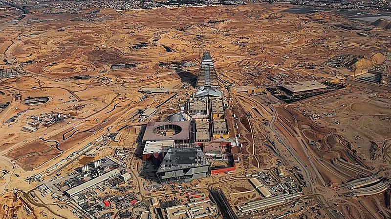 لقطات جوية تكشف تقدم الأعمال في حديقة الملك سلمان .. صور