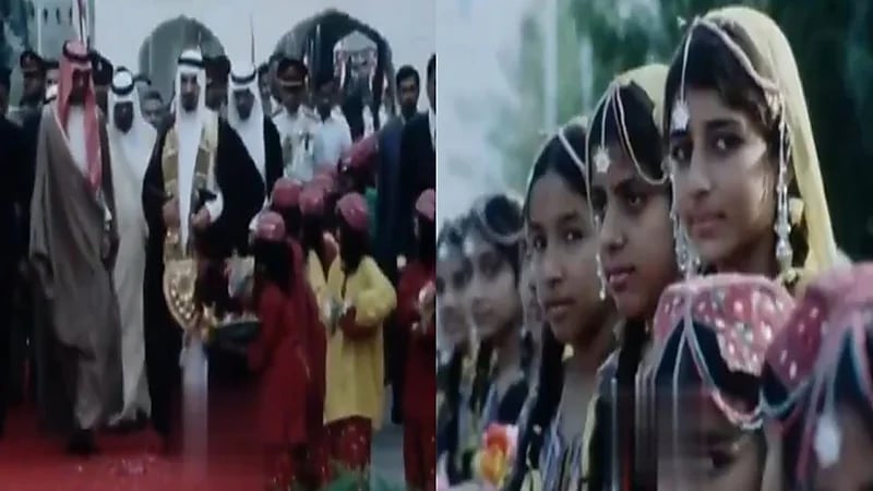 فيديو نادر للملك خالد بن عبدالعزيز رحمه الله أثناء زيارته لباكستان