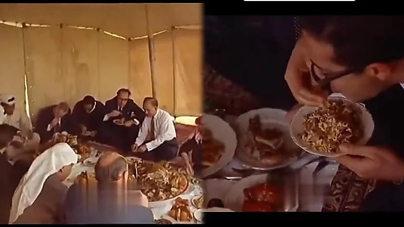 مقطع نادر لمشاهد يومية بسيطة في المملكة قبل 45 عام