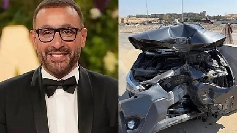 أحمد السقا يتعرض لحادث سير ويطمئن جمهوره