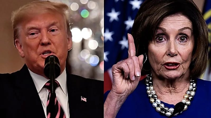 بالفيديو.. ترامب ينعت بيلوسي بـ"الحيوانة"