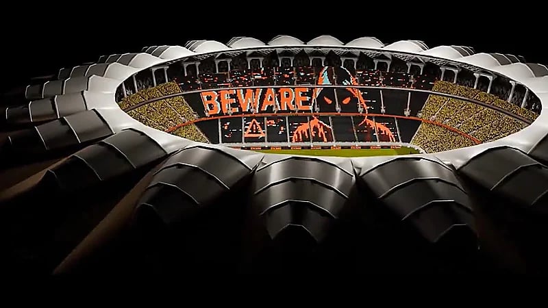 الكشف عن تيفو النصر ضد كاواساكي