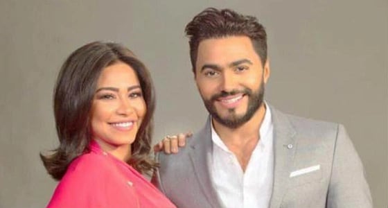 بالفيديو.. تامر حسني وشيرين يتوجهان للسويد لإحياء حفلات عيد الحب