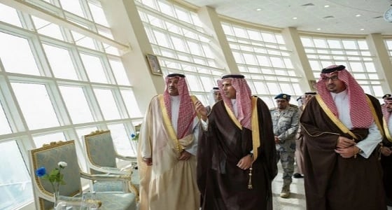 أمير المدينة المنورة يدشن مشروع برج المراقبة البحرية بميناء ينبع