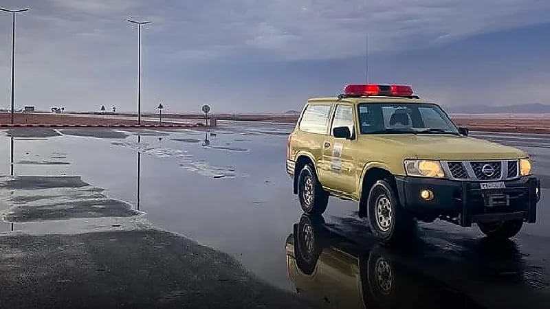 الدفاع المدني: أمطار رعدية غدًا على عدة مناطق