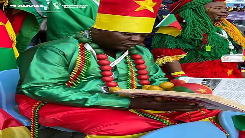 مشجعي الكاميرون يستخدمون الشعوذة في مدرجات المونديال