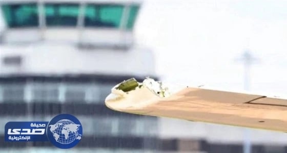 هبوط اضطراري لطائرة بريطانية بعد كسر أحد أجنحتها في الهواء