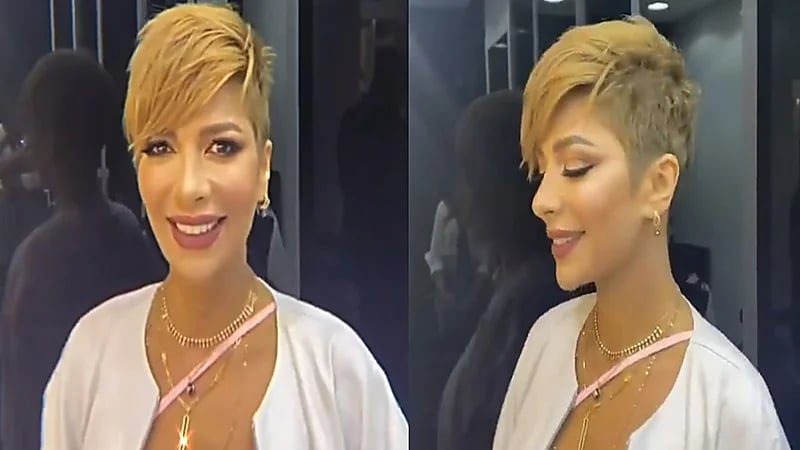 صور..أصالة بقصة شعر جديدة