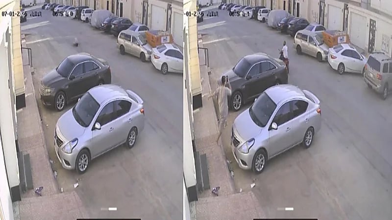 مشجع هلالي يركض في الشارع بهستيريا فرح بعد الفوز على مانشستر سيتي.. فيديو