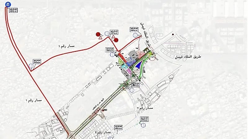 إغلاق مؤقت لطريق عمر بن الخطاب بالمدينة المنورة