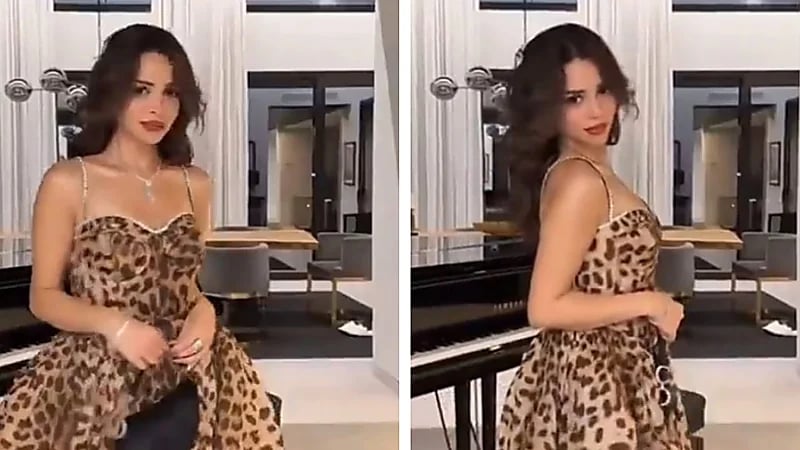 رهف القحطاني تشعل مواقع التواصل بإطلالة أنثوية جريئة.. فيديو