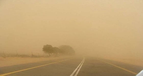 الأرصاد: رياح مثيرة للأتربة على بعض مناطق المملكة غدًا