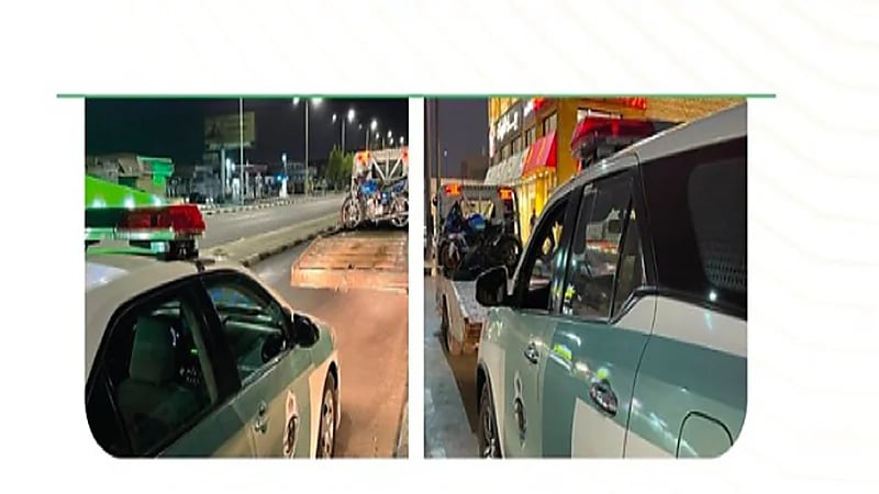 المرور يضبط 468 دراجة آلية مخالفة