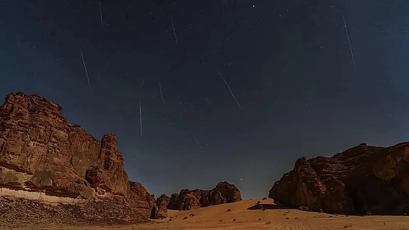 العُلا تحتضن فعالية لرصد زخة شهب البرشاويات في 12 أغسطس الحالي