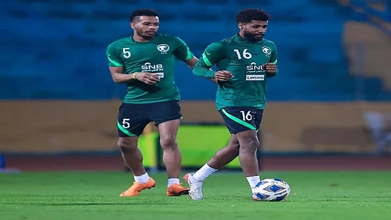المنتخب السعودي يجري تدريباته استعدادا لملاقاة فيتنام