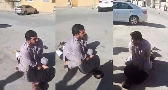 بالصور.. أفغاني يلقن لص يمني درسًا قاسيًا