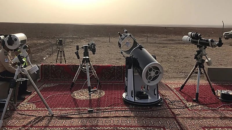 تعذر رؤية هلال رمضان في مرصد حوطة سدير