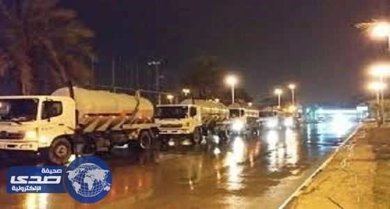تصريف ٢٥٠ ألف متر مكعب خلال الساعات الأولى لهطول الأمطار على الشرقية