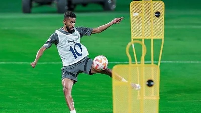 سلمان الفرج يستكمل برنامجه التدريبي منفردًا