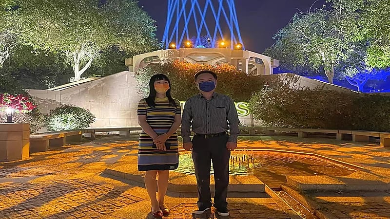 بالصور.. سفير الصين لدى المملكة يستمتع بأمسيته في ذا جروفز بالرياض