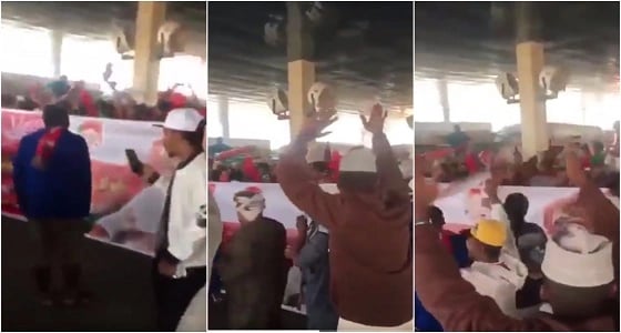 بالفيديو.. احتفالات الجماهير العمانية في منفذ النويصيب بتتويج منتخبهم بـ " خليجي23 "