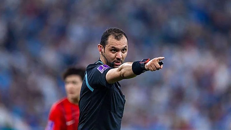 محمد الهويش يتعرض للإصابة في تجمع حكام النخبة