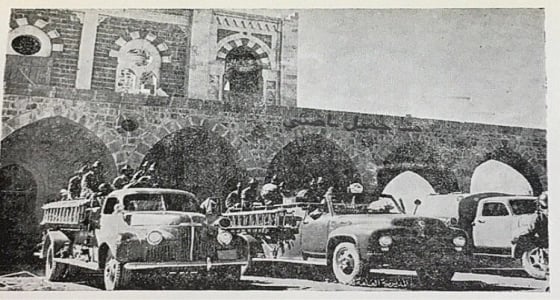 صورة نادرة للدفاع المدني بالرياض بداية إنشائه