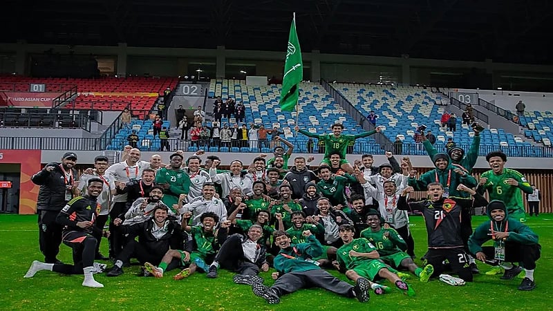 الأخضر يواجه أستراليا في نهائي كأس آسيا للشباب